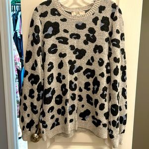 Adorable animal print sweater